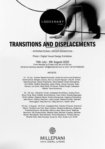 Transitions and Displacements Exhibition Poster 42 x 29,7 cm │16,53 x 11,69 inch